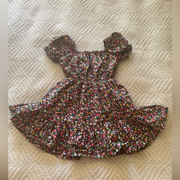 Janie and Jack Navy Blue Floral Sundress 100% cotton - Picture 7 of 9